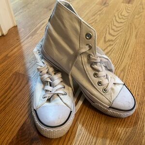 6.5 White High Top Sneaker